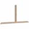Ekena Millwork Portland Smooth Timber Gable Bracket, Douglas Fir, 96"W x 44"H x 3 1/2"D x 3 1/2"F, 11/12 Pitch GBW096X44X0404POR00SDF - alternate 3